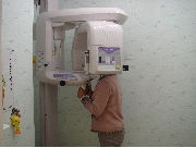 メリー歯科のデジタルレントゲン撮影風景